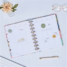 Happy Planner MEDIUM - Watercolor Garden (juli 2024-juni 2025)