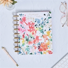 Happy Planner MEDIUM - Watercolor Garden (juli 2024-juni 2025)