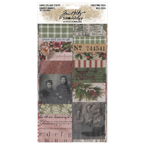 Tim Holtz / Idea-ology Christmas 2024 - Large Collage Strips