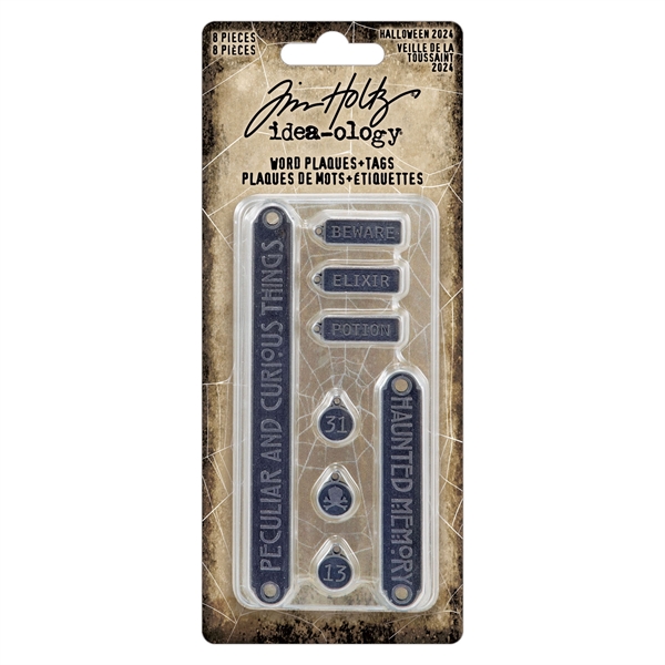 Tim Holtz / Idea-ology Halloween 2024 - Word Plaques