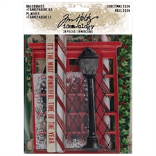 Tim Holtz / Idea-ology Christmas 2024 - Baseboards + Transparencies