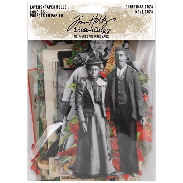 Tim Holtz / Idea-ology Christmas 2024 - Layers + Paper Dolls