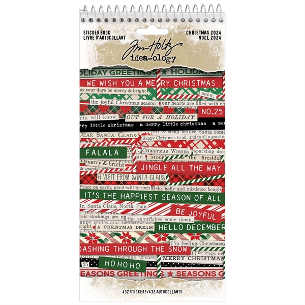 Tim Holtz / Idea-ology Christmas 2024 - Sticker Book