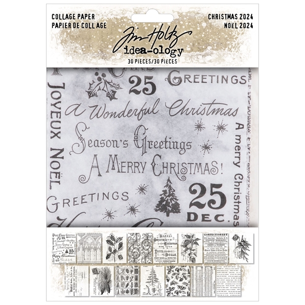 Tim Holtz / Idea-ology Christmas 2024 - Collage Paper