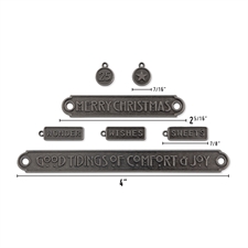 Tim Holtz / Idea-ology Christmas 2024 - Word Plaques