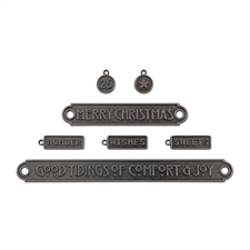 Tim Holtz / Idea-ology Christmas 2024 - Word Plaques