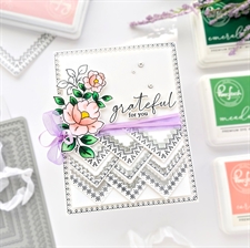 PinkFresh Studios Press Plate - Decorative Frames