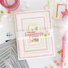 PinkFresh Studios Press Plate - Decorative Frames