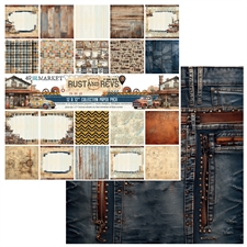 49 and Market Collection Pack 12x12" - Rust and Revs