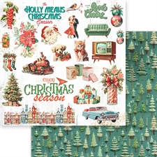 Memory Place Paper Pack 6x6" - Merry & Bright