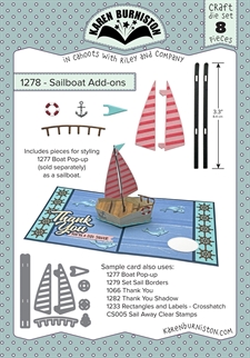 Karen Burniston Die - Sailboat Add-Ons