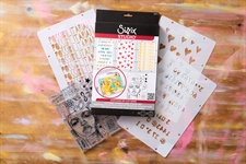 Sizzix Studio Stamp & Stencils Set - Cat Kerr / Possibilitarian