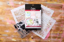 Sizzix Studio Stamp & Stencils Set - Vic Hollins / Nature