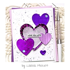 Deco Foil Harmony Foil Pack 6"X6" - Shades of Purple (20 ark)