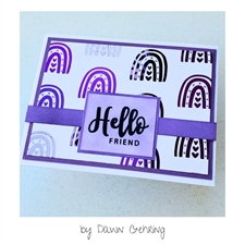 Deco Foil Harmony Foil Pack 6"X6" - Shades of Purple (20 ark)