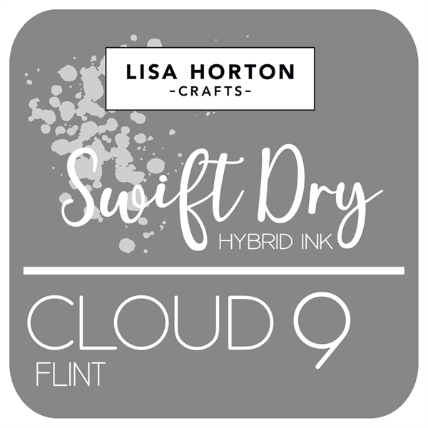 Lisa Horton Crafts Cloud 9 Swift Dry Stamp Ink Pad - Flint (grå)