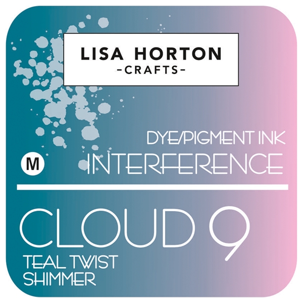 Lisa Horton Crafts Cloud 9 Interference Ink Pad - Teal Twist Shimmer