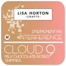 Lisa Horton Crafts Cloud 9 Interference Ink Pad - Milk Chocolate Roses Shimmer