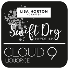 Lisa Horton Crafts Cloud 9 Swift Dry Stamp Ink Pad - Liquorice (sort)