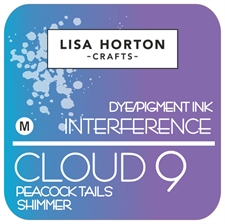 Lisa Horton Crafts Cloud 9 Interference Ink Pad - Peacock Tails Shimmer