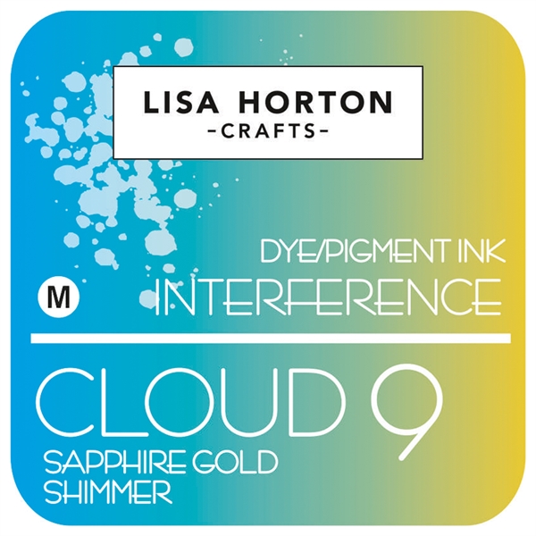 Lisa Horton Crafts Cloud 9 Interference Ink Pad - Sapphire Gold Shimmer