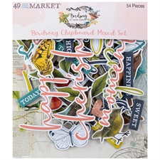 49 and Market - Mixed Chipboard / Birdsong