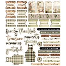 49 and Market Die Cut Elements - Cottagecore 