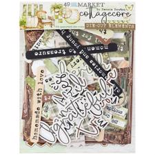 49 and Market Die Cut Elements - Cottagecore 