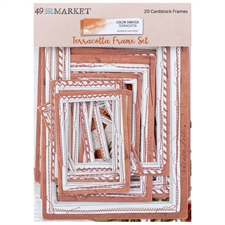 49 and Market Frame Set - Color Swatch: Terracotta