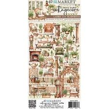 49 and Market Laser Cut Elements 6x12" - Cottagecore / Furniture & Plants