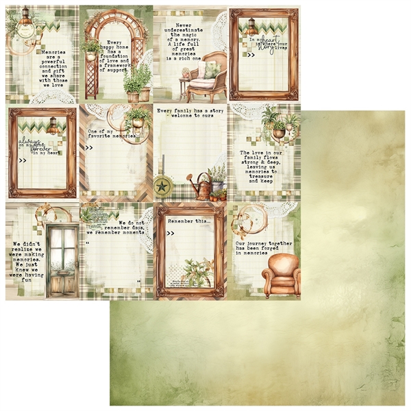 49 and Market Paper 12x12" - Cottagecore / Treasured