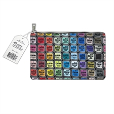 Tim Holtz Printed Zipper Bag - Medium (6x10")