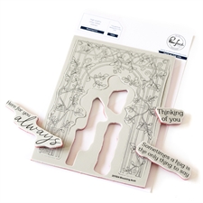 PinkFresh Studios Cling Stamp - Blooming Arch