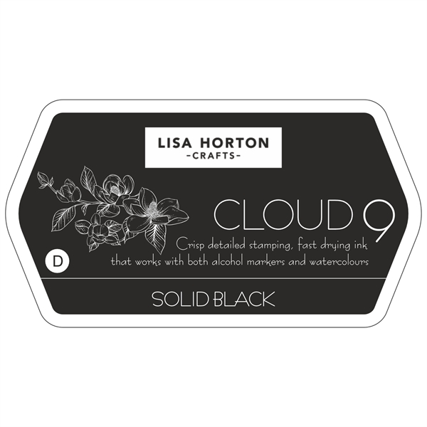 Lisa Horton Crafts Cloud 9 Detail Ink Pad - Solid Black