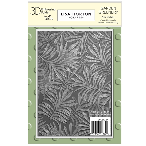 Lisa Horton Crafts Embossing Folder - Garden Greenery