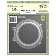 Lisa Horton Crafts Embossing Folder & Die - Nautical Porthole