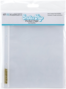 49 And Market - InstaFlip Pocket PAGE Refills / 6x8" 