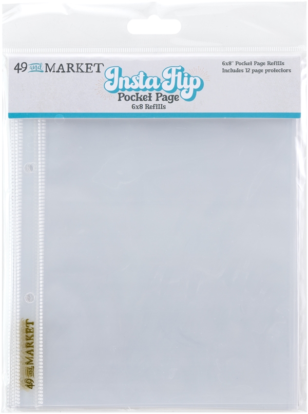 49 And Market - InstaFlip Pocket PAGE Refills / 6x8" 