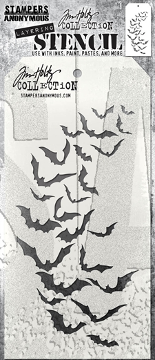 Tim Holtz Layered Stencil - Batty