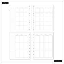 Happy Planner Calendar Extension Pack - Sketchy Florals (Std./Classic)