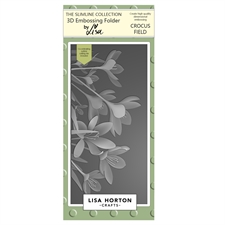 Lisa Horton Crafts Embossing Folder & Die - Crocus Field