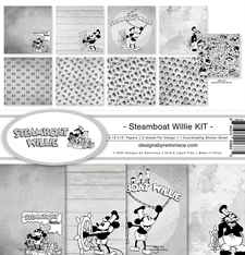 Reminisce Collection Pack 12x12" - Steamboat Willie