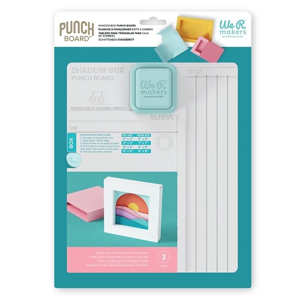 W R Makers Shadow Box Punch Board