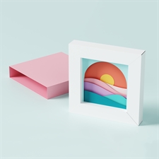 W R Makers Shadow Box Punch Board