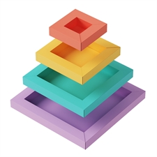 W R Makers Shadow Box Punch Board