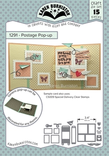 Karen Burniston Die - Postage Pop-Up