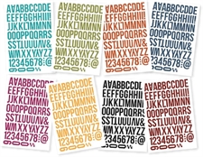 Simple Stories Stickers - Color Vibe Alpha / Bolds