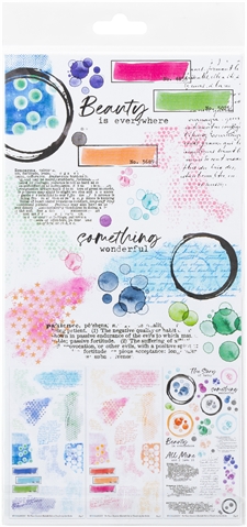 49 and Market Rub-On Blendable 6x12" - Flower Emporium by Vicky Boutin