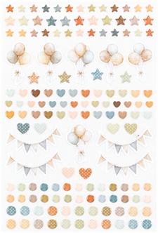 49 and Market Epoxy Stickers - Little Dreamers & Little Celebrations