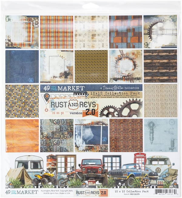 49 and Market Collection Pack 12x12" - Rust & Revs 2.0